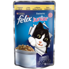 FELIX FANTASTIC JUNIOR GELÉE AU POULET 85G