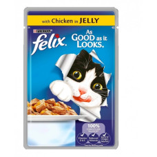 FELIX AS GOOD AS IT LOOKS GELÉE AU POULET 85G