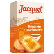 JACQUET BRIOCHÉE PUR BEURRE 550G JACQUET BRIOCHÉE PUR BEURRE 550G