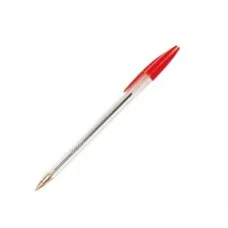 Stylo bic rouge 1u cristal