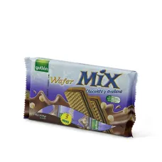 Wafer mix chocolatev y avellana gullon 60g