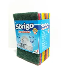 Tampon à récurer sbrigo 10u