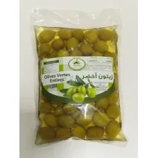 Olives vertes entiers 250g tassaout