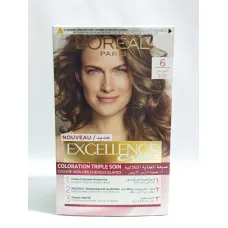 Coloration triple soin excellence crème 6 blond foncé . l&rsquo;oréal