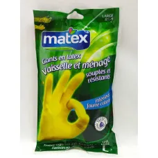 Gants en latex vaisselle et menage l