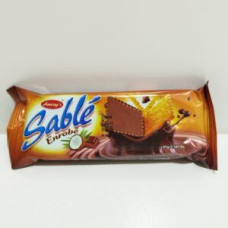 Biscuit sablé enrobé au cacao 45g . henry&rsquo;s
