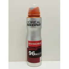 L&rsquo;oréal déodorant spray pour homme invincible 150ml