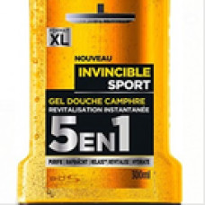 L&rsquo;oréal gel douche homme invincible sport 300ml