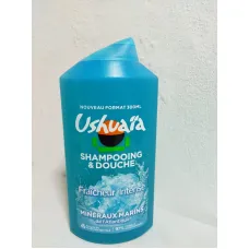 Ushuaia shampooing et douche fraicheur intense miniraux marins 300ml