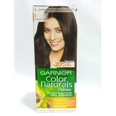 Coloration garnier naturals crème 3 châtain foncé