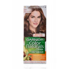 Coloration garnier naturals crème 7.7 brun foncé brillant