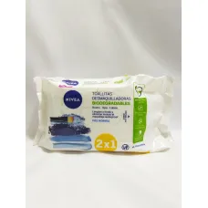 Lingettes démaquillantes nivea 2x1