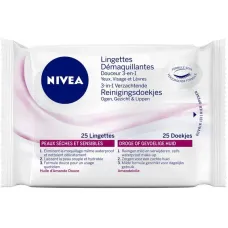 Lingettes démaquillantes nivea 2x1