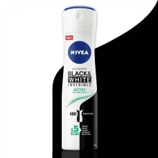 Deodorant black et white invisible active+antibacterial 200ml