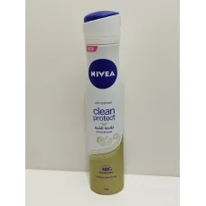 Nivea déodorant spray clean protect with pure alum 200ml