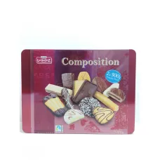 Biscuit chocolat composition 2x500g