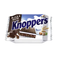 Knoppers black white 25g