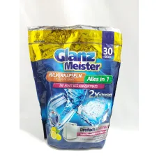 Capsules en poudre pour vaisselle 30u . glanz meister