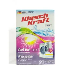 Lessive en poudre wasch kraft active plus 8,47kg color