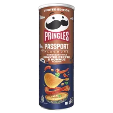 Chips roasted pepper & hummus pringles 165g