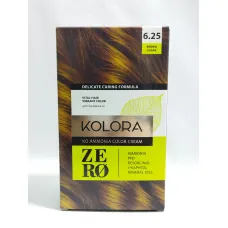 Crème colorante sans ammoniaque kolora zéro 6.25 brown sugar