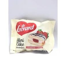 Mini cake decorated strawberry flavour