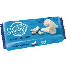 Cornetti croccanti coco 112g