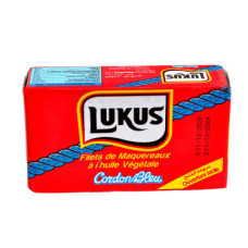 Filets de maquereaux a huile vigetale lukus 125g