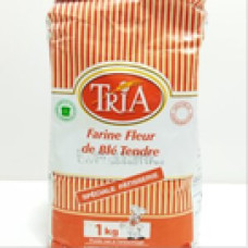 Farine fleur de blé tendre 1kg tria