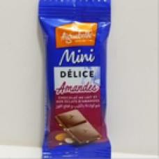 Mini chocolat au lait et amandes . aiguebelle