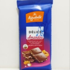 Chocolat délice amandes 45g aiguebelle