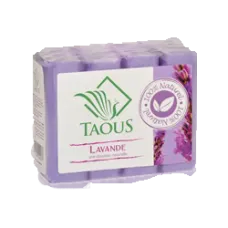 Savon lavande taous 4x120g