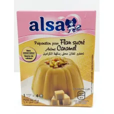 Préparation pour flan sucré arôme caramel 45g alsa Préparation pour flan sucré arôme caramel 45g alsa