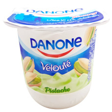 Yaourt velouté pistache. danone