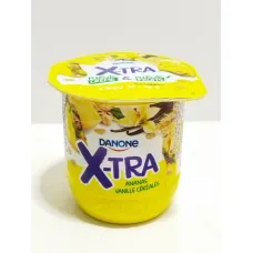 Yaourt x-tra ananas vanille céréales . danone