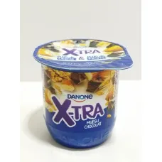 Yaourt x-tra muesli chocolat . danone