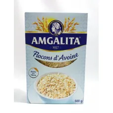 Flocons d&rsquo;avoine précuit 500g amgalita