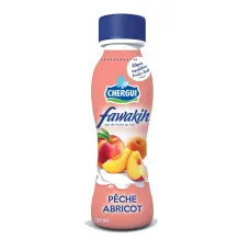 Fawakih jus de fruits au lait pêche abricot 330ml chergui