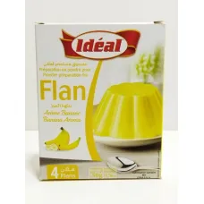 Préparation en poudre pour flan arôme banane 50g idéal Préparation en poudre pour flan arôme banane 50g idéal