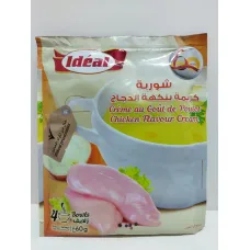Crème au goût de poulet idéal. soupe