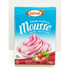 Préparation en poudre mousse arôme fraise 110g idéal Préparation en poudre mousse arôme fraise 110g idéal