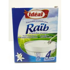 Préparation en poudre pour raïb au goût fleur d’oranger 40g idéal Préparation en poudre pour raïb au goût fleur d’oranger 40g idéal