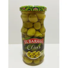 Olives vertes entières 340g al baraka