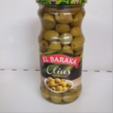 Olives vertes dénoyautées 340g al baraka