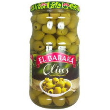 Olives verts denoyautees  el baraka 400g