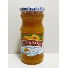 Confiture d&rsquo;abricots light 400g el baraka