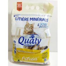 Litière minérale quaty clean senteur citron 5l