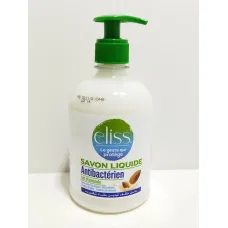 Savon liquide antibacterien lait amande 500ml eliss