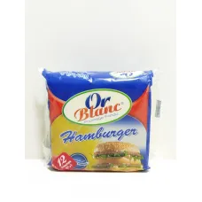 Or blanc fromage tranches hamburger 12u