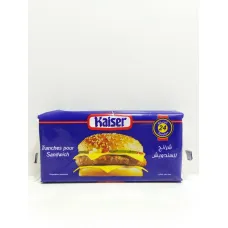 Fromage kaiser cheddar pour sandwich 24u